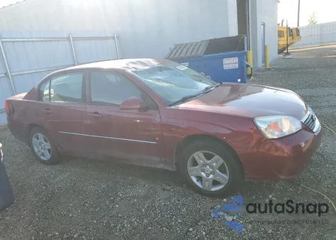 2006 Chevrolet Malibu Lt из США, поврежденный, VIN 1G1ZT51876F156860